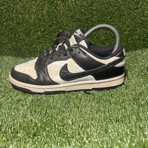 Size 5.5 - Nike Dunk Low Black White W